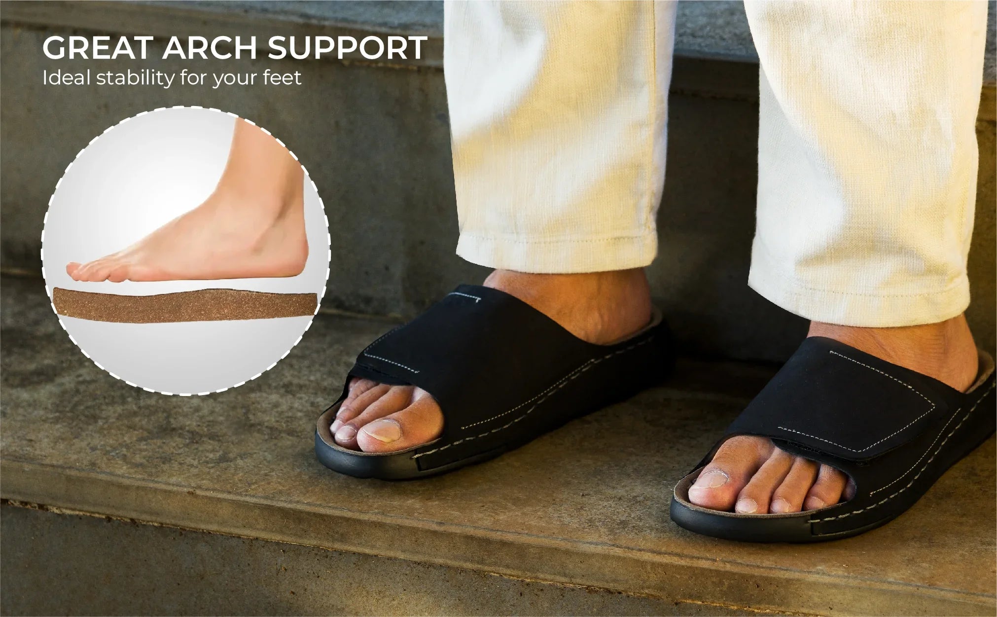 Velar: Suede Sandals
