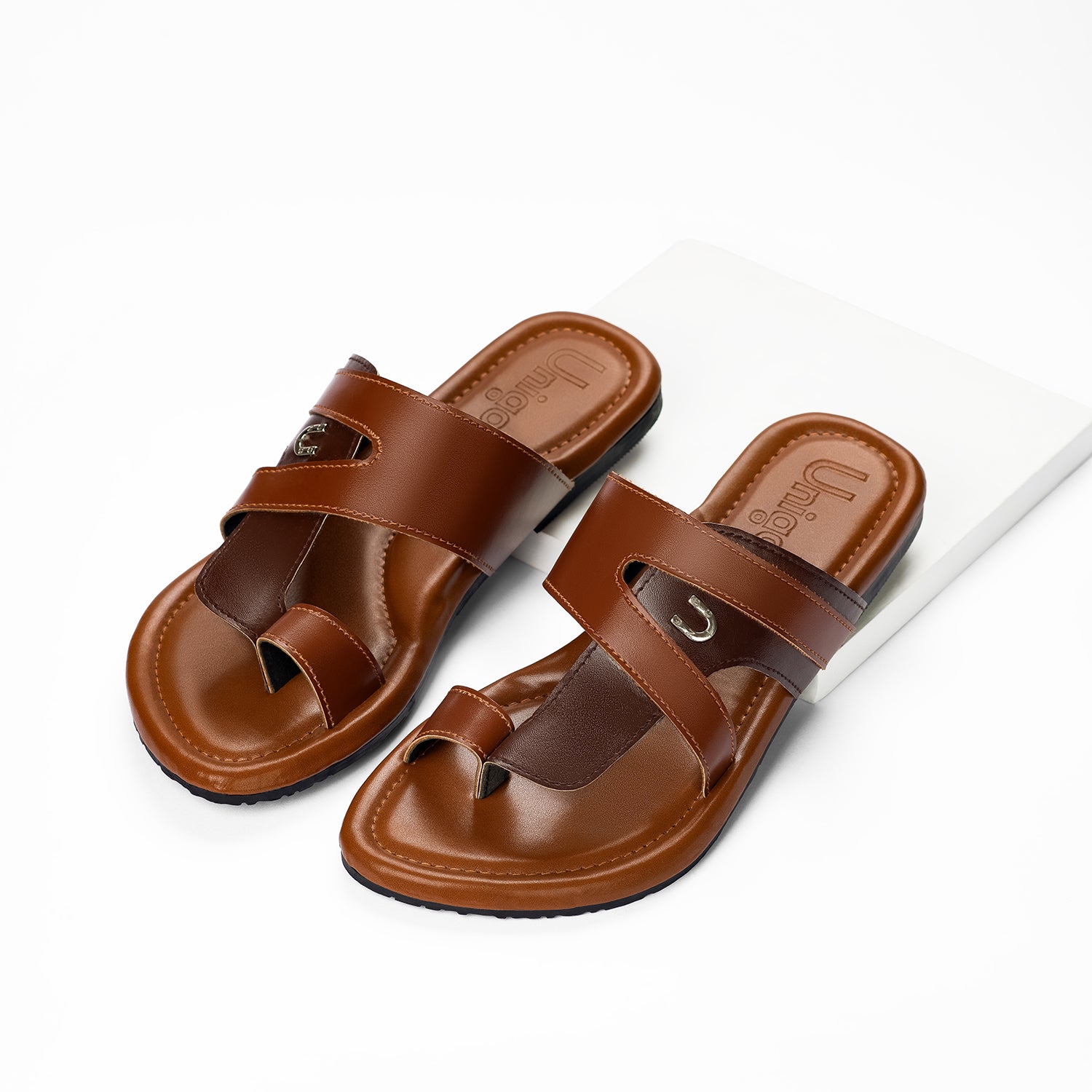 Semi Formal Tan Mens Leather Sandals, Size: 6-12 at Rs 1760/pair in New  Delhi